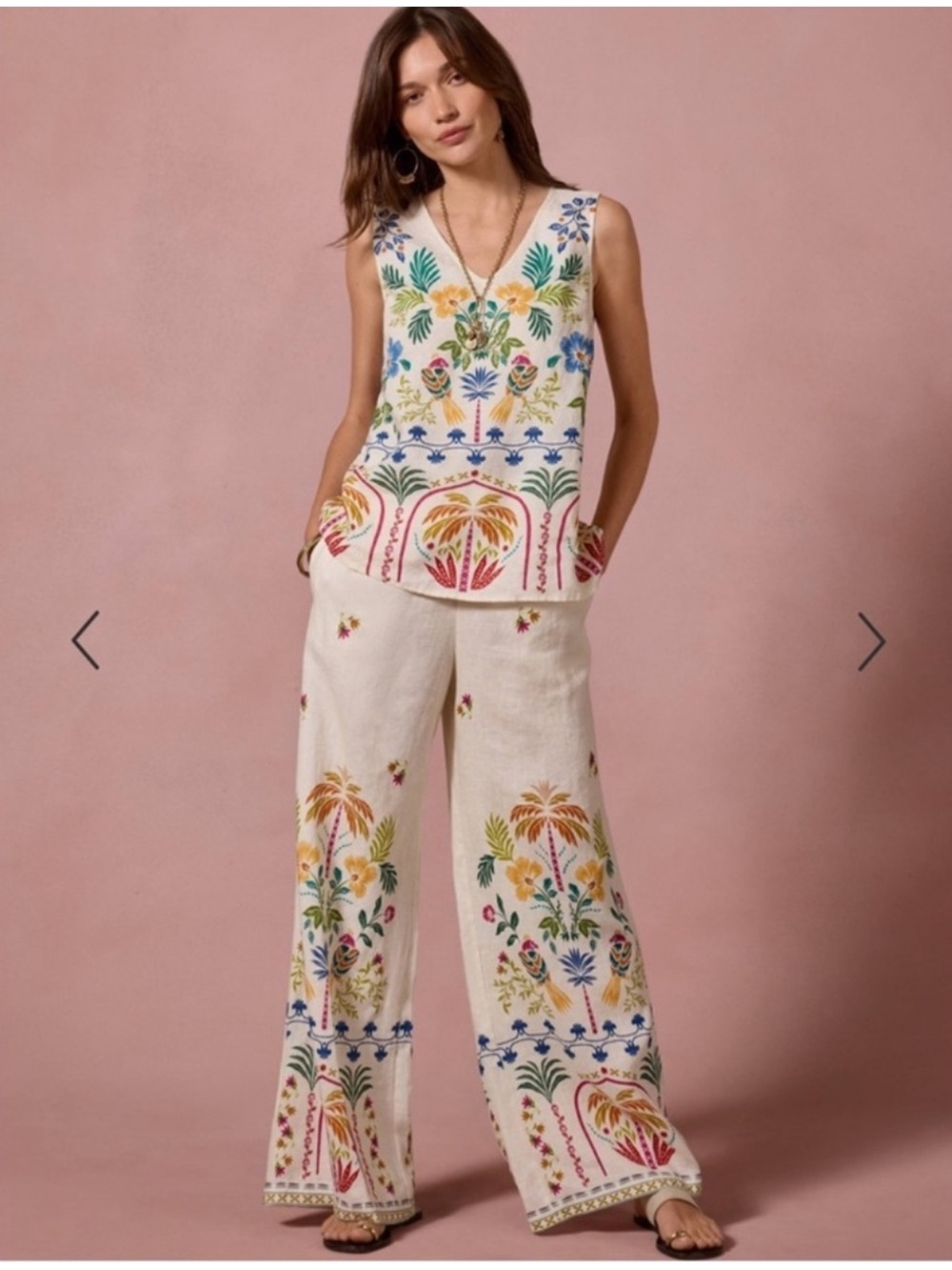 NWT JOHNNY WAS WIDE LEG PANT